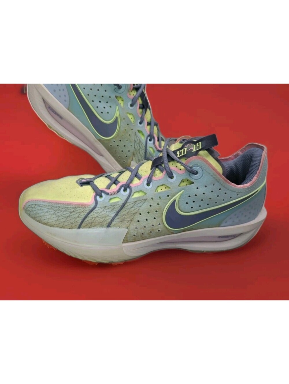 Nike Air Zoom G.T. GT Cut 3 Mens 10.5 Dreamers Basketball Shoes DV2913 401 ZOOMX